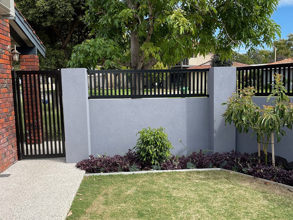 Rendered Brick Fences Perth Brick Rendered Wall — free download