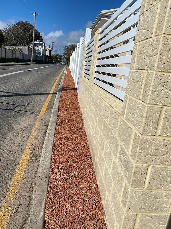 face brick boundary wall perth