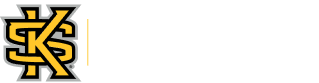 Kennesaw white logo