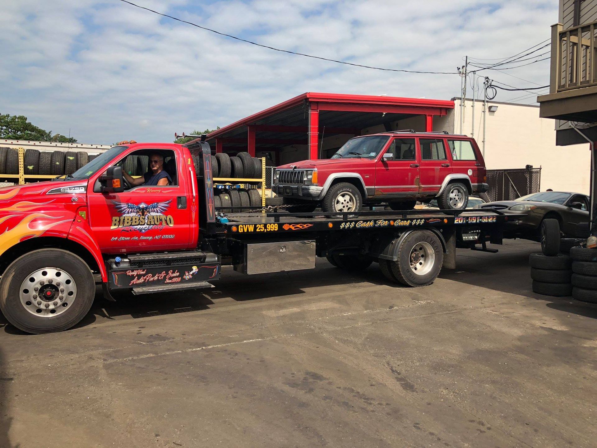 Bibbs Tow Truck — Kearny, NJ — Bibbs Auto Recycling