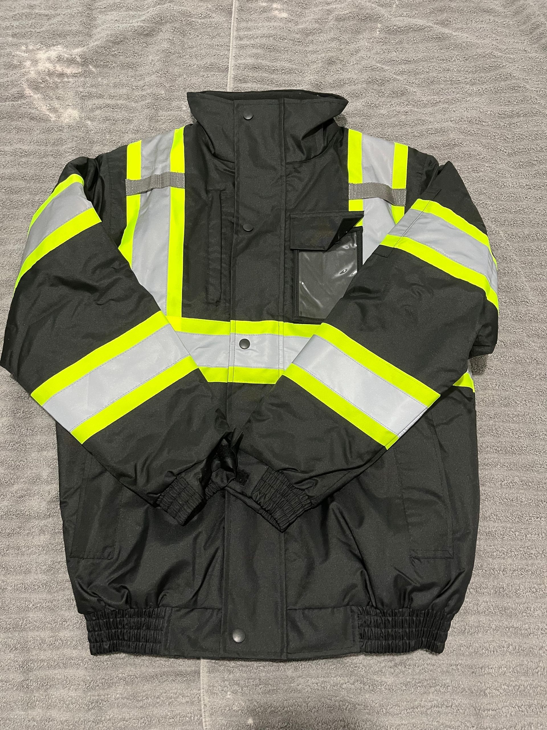 Gathered Nature High Visibility Work Jacket