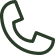 Ein dunkelgrün umrandetes Symbol eines Festnetztelefonhörers.