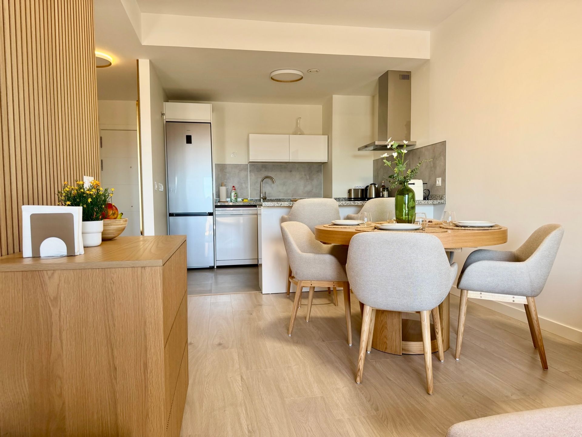 APARTMÁN ORIZON kuchyně a obývák