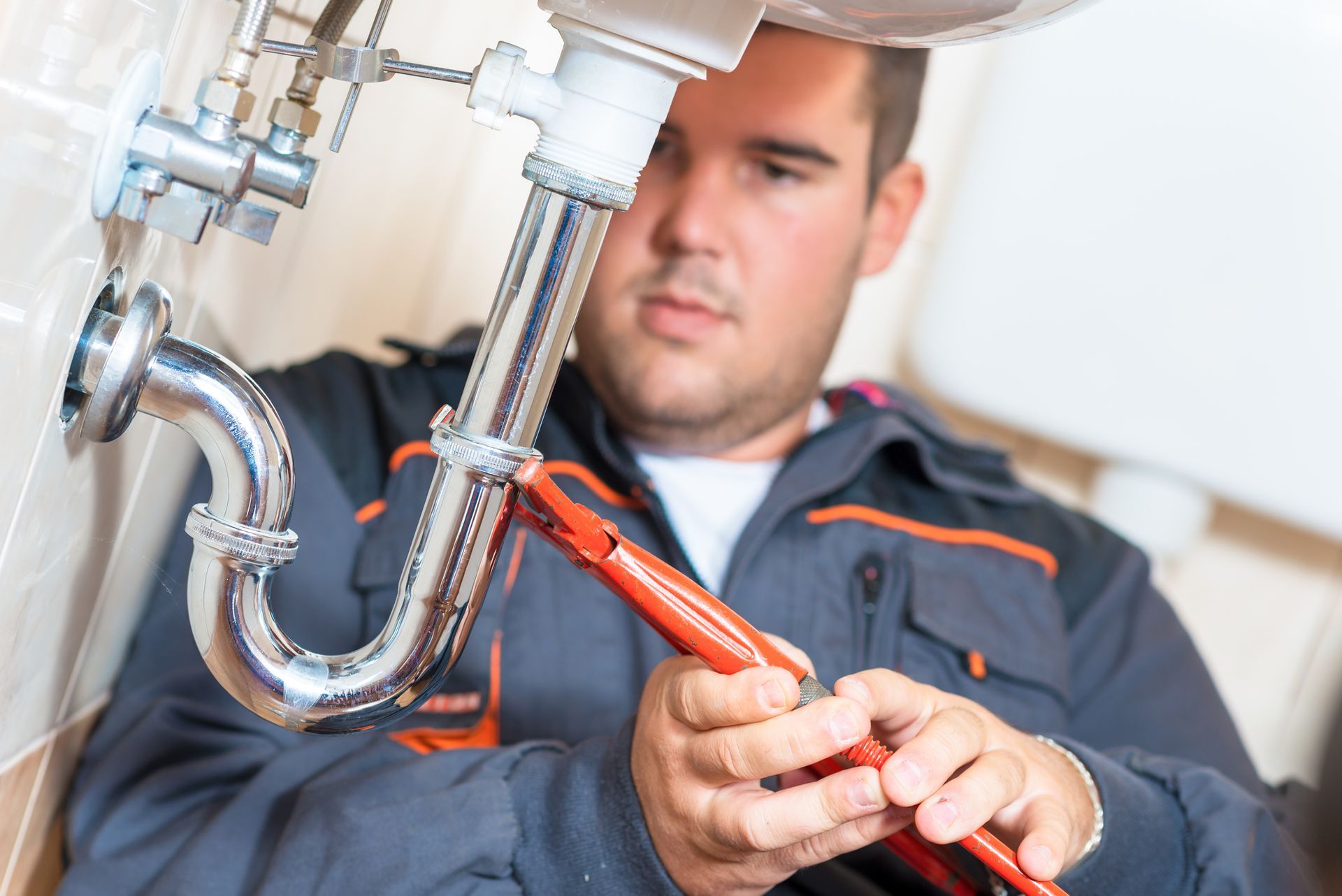 Plumber Fixing the Pipe — Santa Margarita, CA — RSM Plumbing
