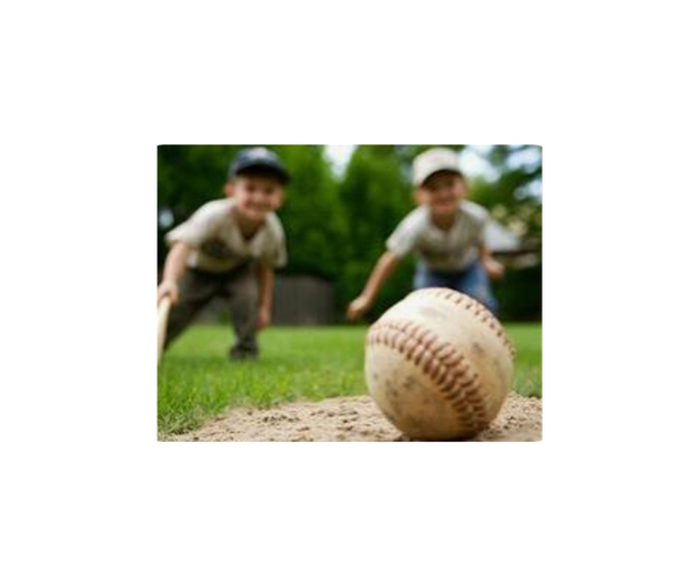 Baseball player sliding into home plate, catcher in front. Blue and gold uniforms, action shot.