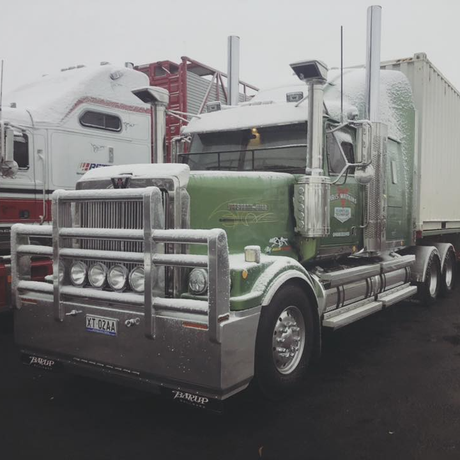 Chris Watkins furniture removals truck in Hobart, Tasmania