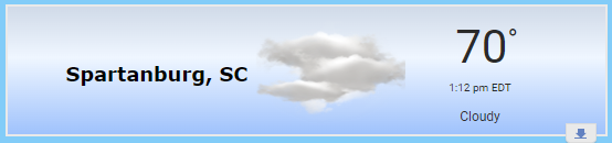 The weather in spartanburg sc is 70 degrees