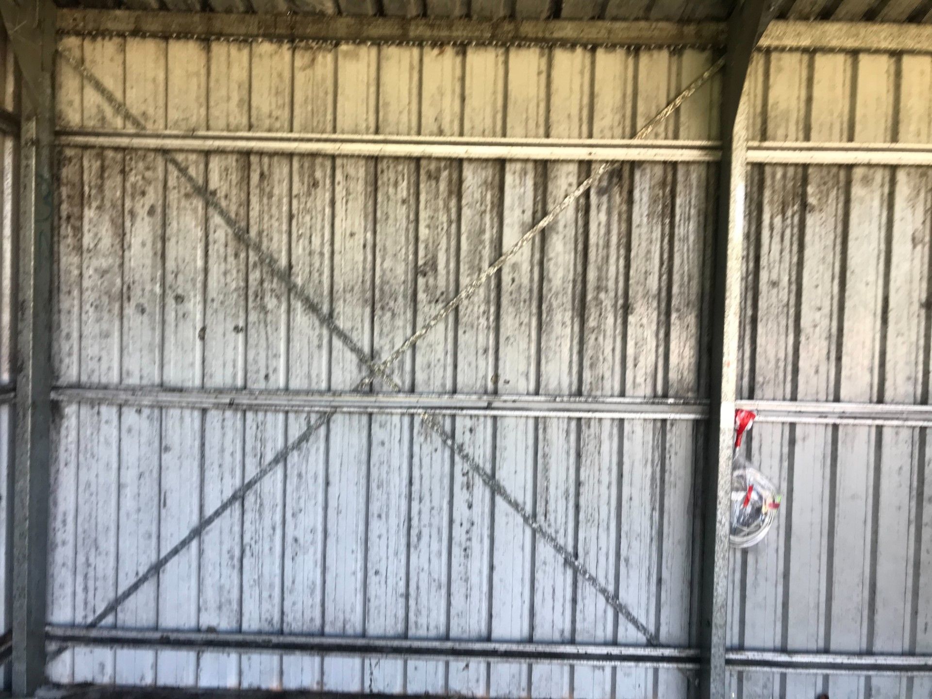 Before Cleaning Backyard Garage — Derek's Dirty Deeds In Booral, QLD