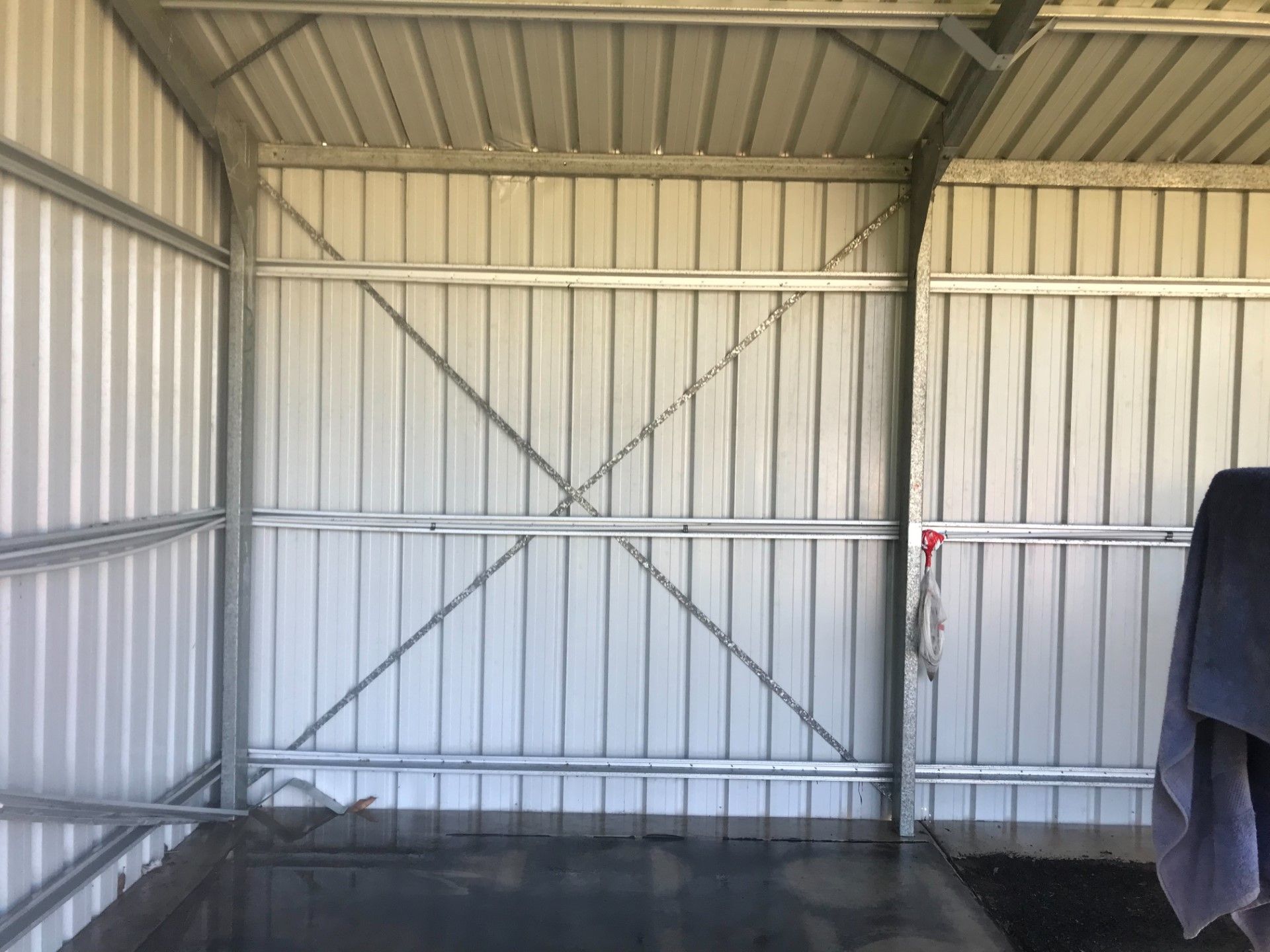 After Cleaning Garage Walls — Derek's Dirty Deeds In Booral, QLD
