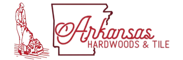 A logo for Arkansas Hardwoods & Tile.