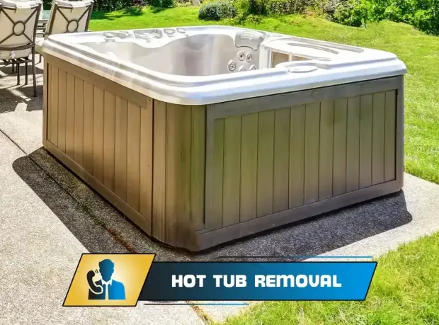 Hot tub removal services