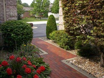 Beautiful Front Garden — Highland, IN — Allen Landscape in Highland, LLC