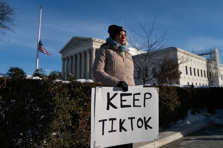 Protests against the Tiktok ban in 2025 Protests against the Tiktok ban in 2025