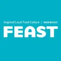Teal magazine cover reading “Inspired Local Food Culture / Midwest FEAST”