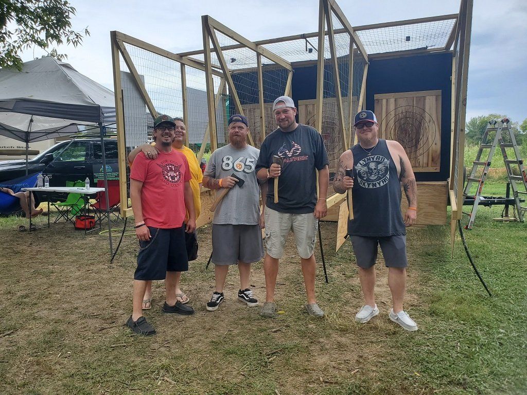 Axe throwing, Backyard Games, Fun Game, Axe throwing experience in Tennessee USA, Axe Throwing Entertainment
