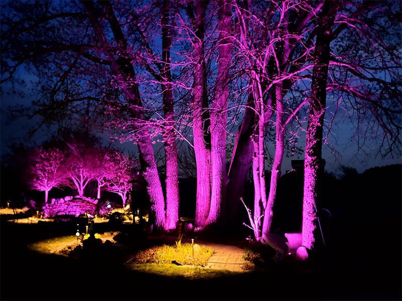 Permanent lighting installation