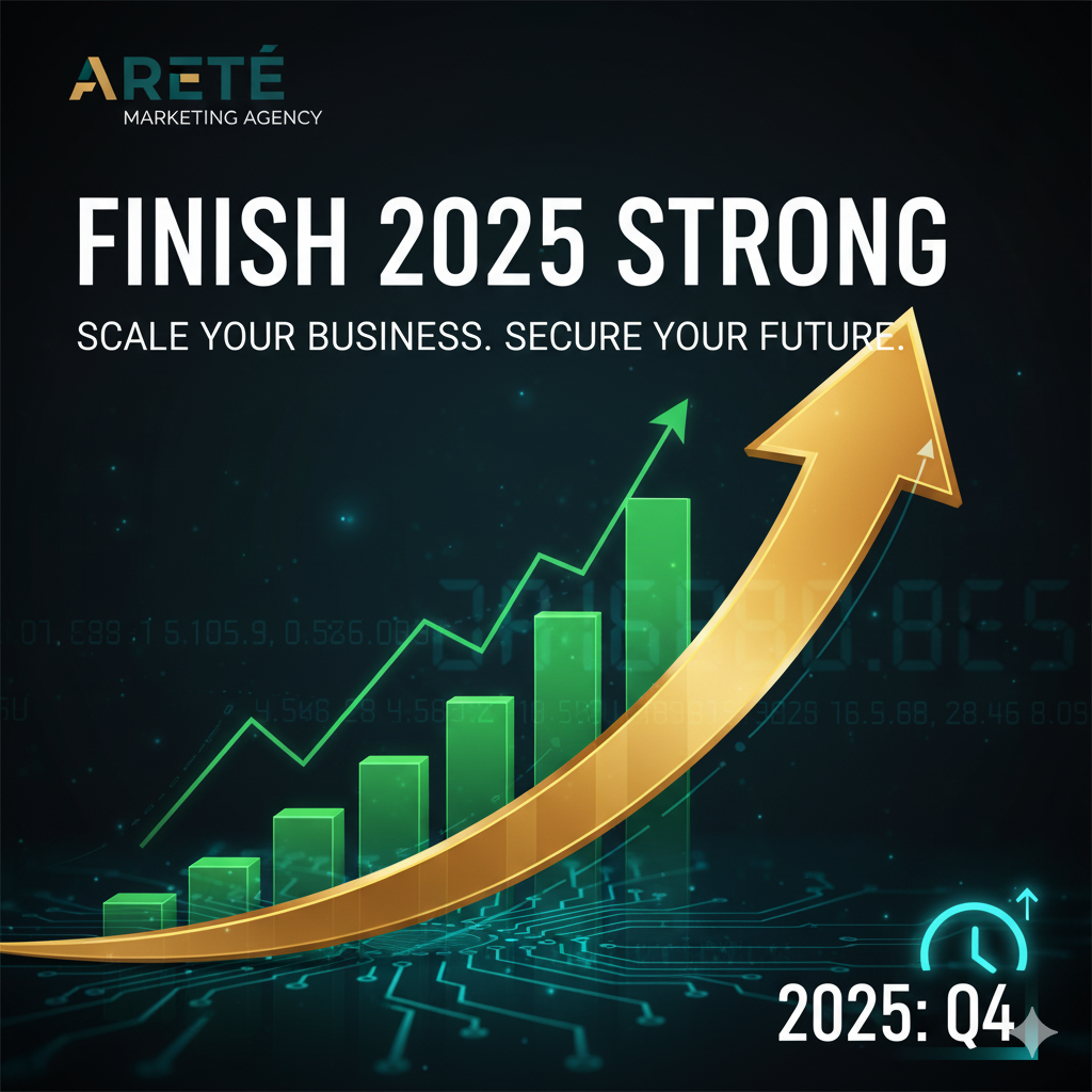 Image with business growth chart. Text: 
