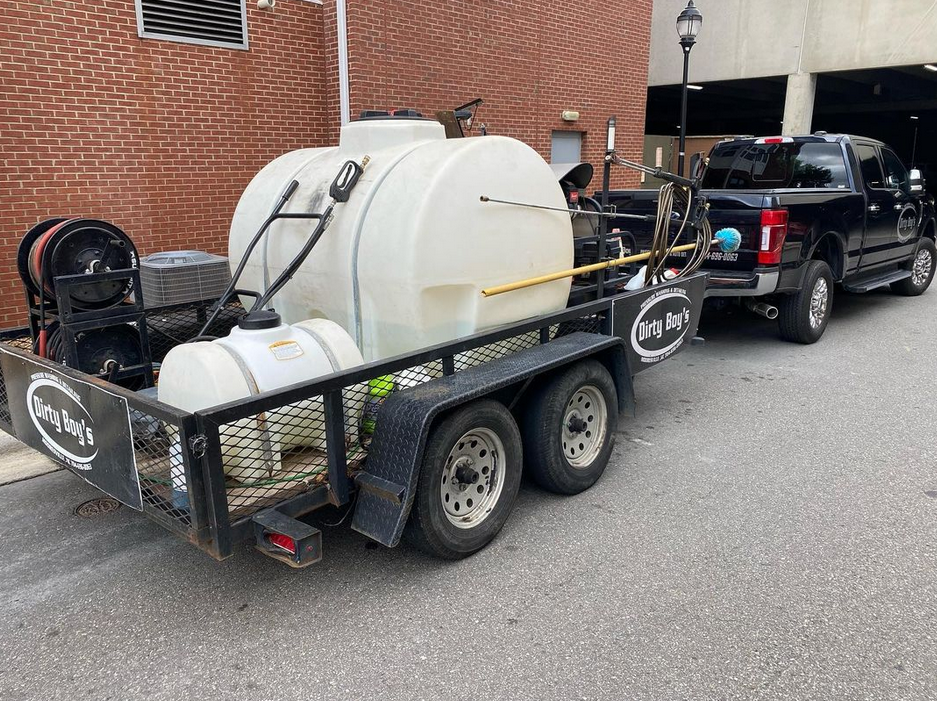Water Tank filling for pressure washing