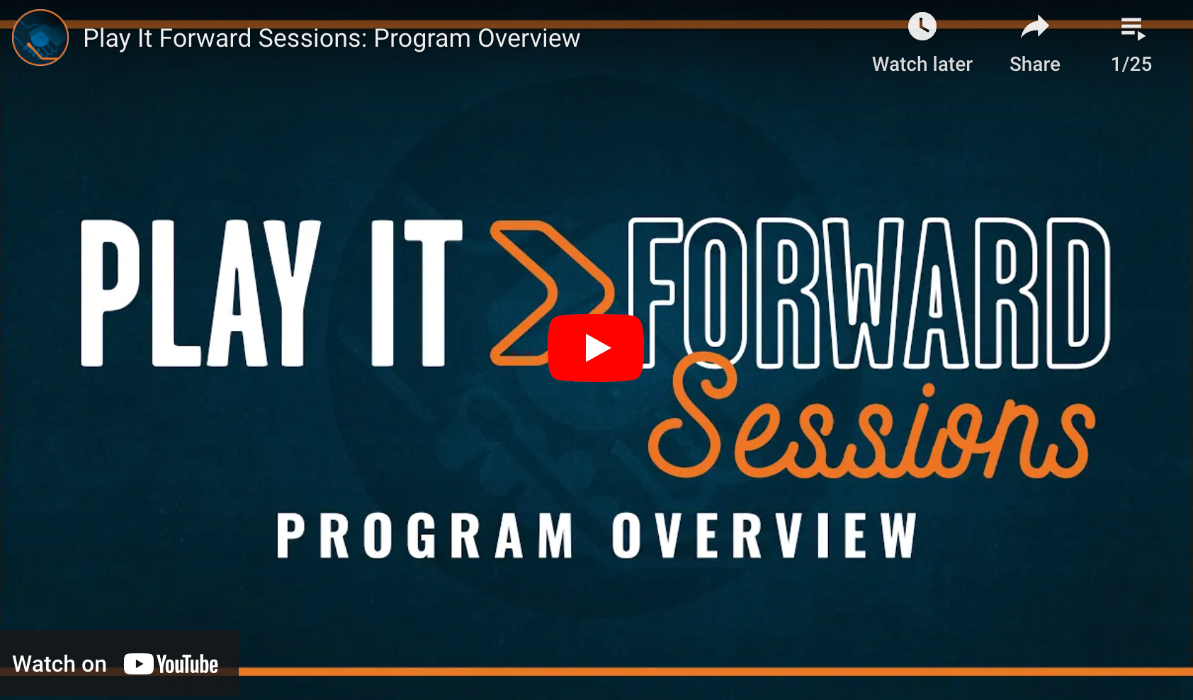 Play It Forward Sessions