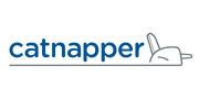 Catnapper logo with text and a chair illustration.