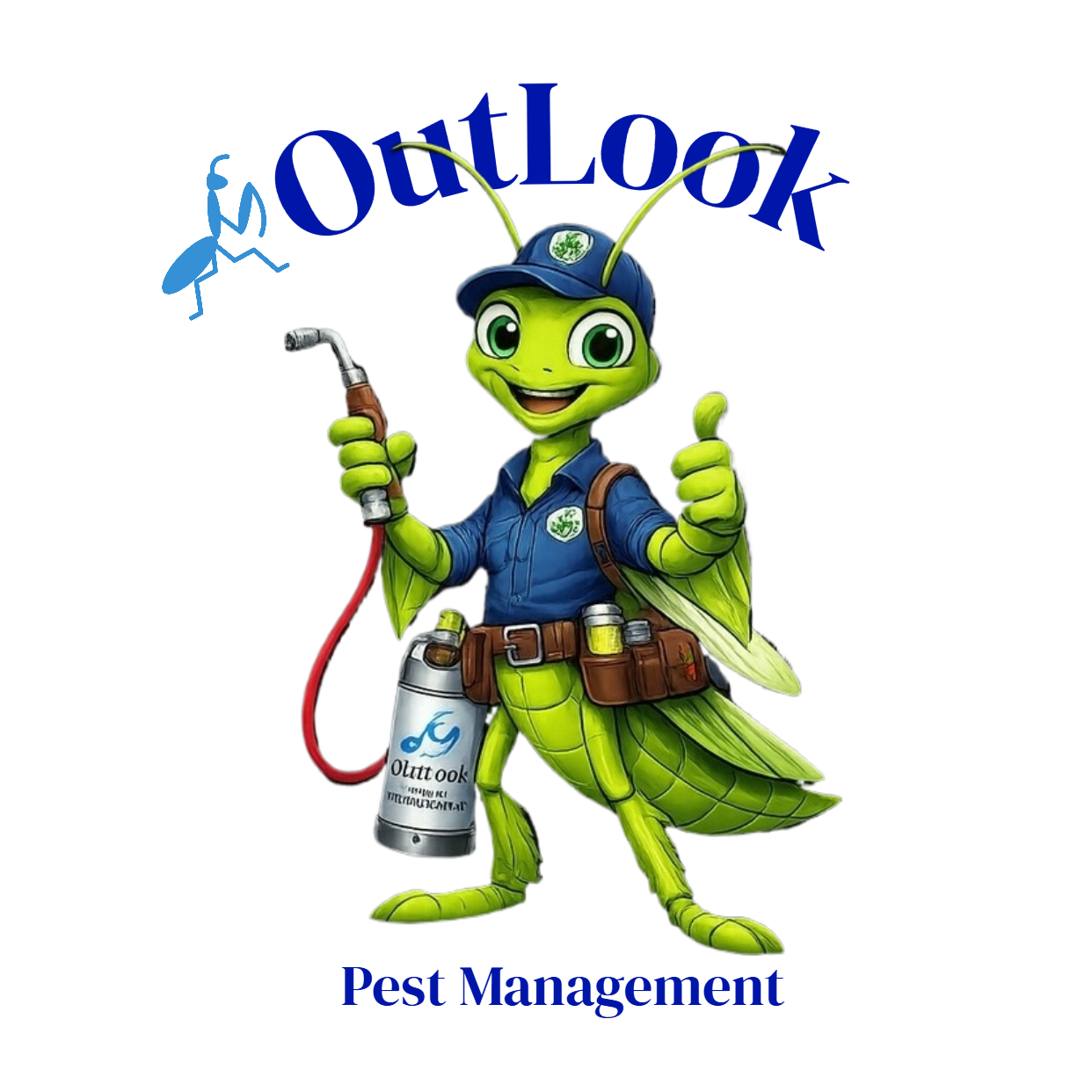 OutLook Logo with Manny the Mantis