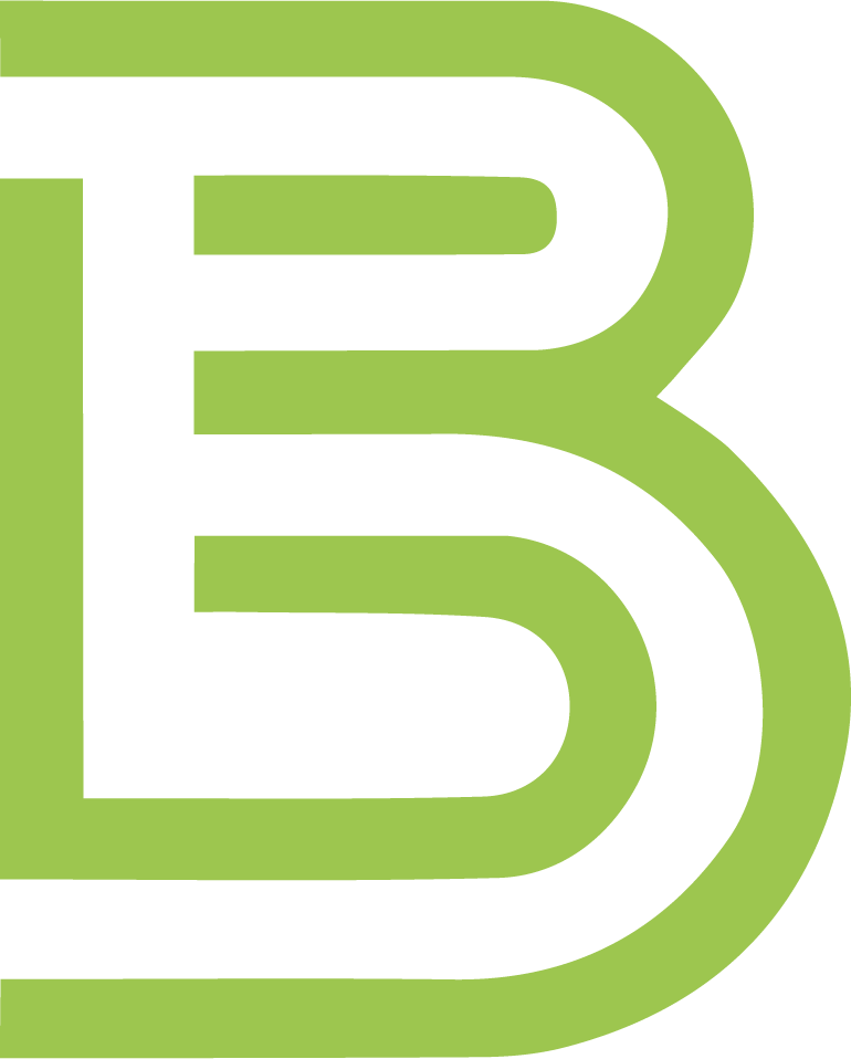 Buchstabe B grün