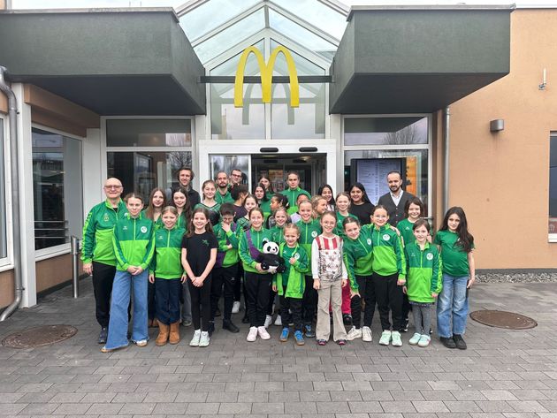 Sponsorenbesuch bei McDonalds