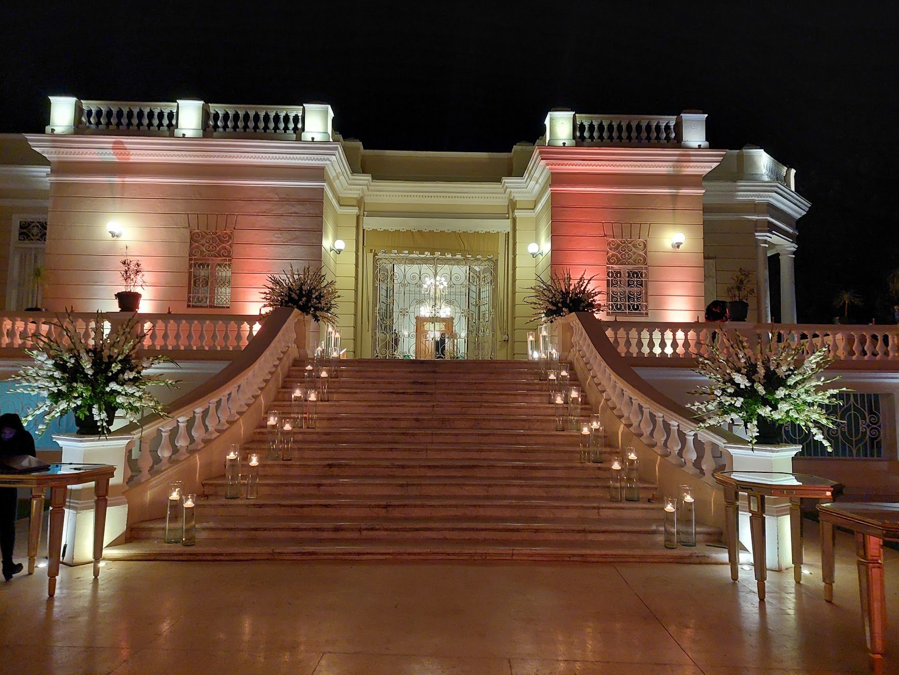 escaleras boda quinta 