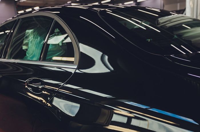 Shiny Black Car — Plymouth, MN — Sheen Auto Spa LLC Shiny Black Car — Plymouth, MN — Sheen Auto Spa LLC