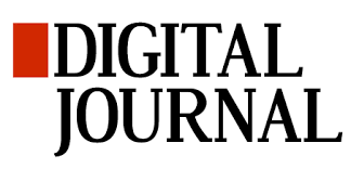 Digital Journal logo with red square icon and black serif text