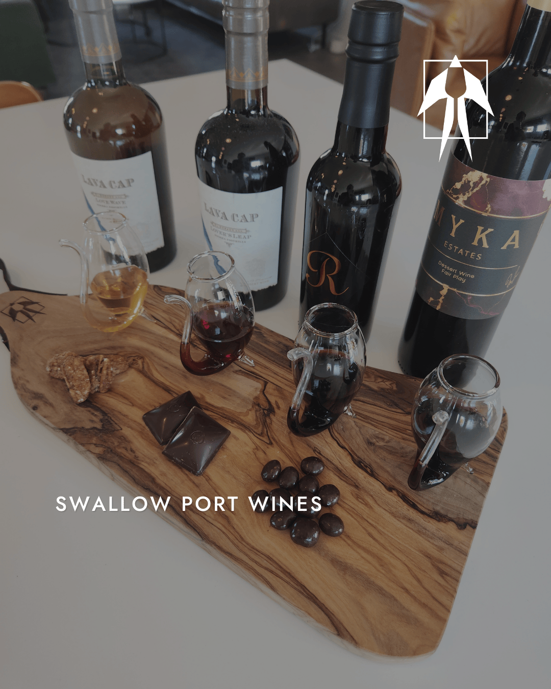 Swallow Port Wines. Sierra Foothill Port Wines.