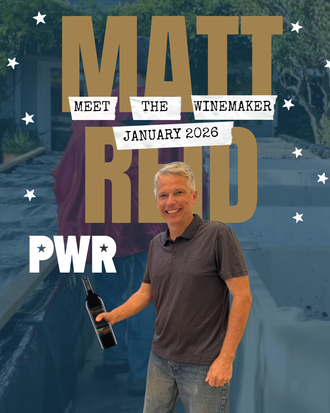 Matt Reid of PWR Wines