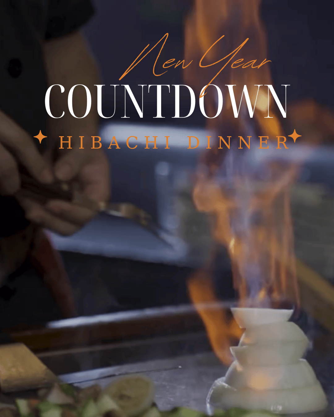 Hibachi at Swallow Wines on New Years Eve in Round Rock 