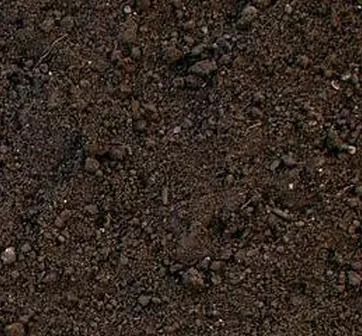 A close up of premium screened topsoil