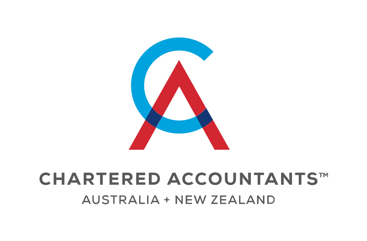 The logo for chartered accountants australia and new zealand