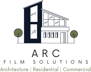 Logo: Modern house illustration with 