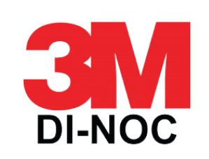 Logo for 3M DI-NOC: red 