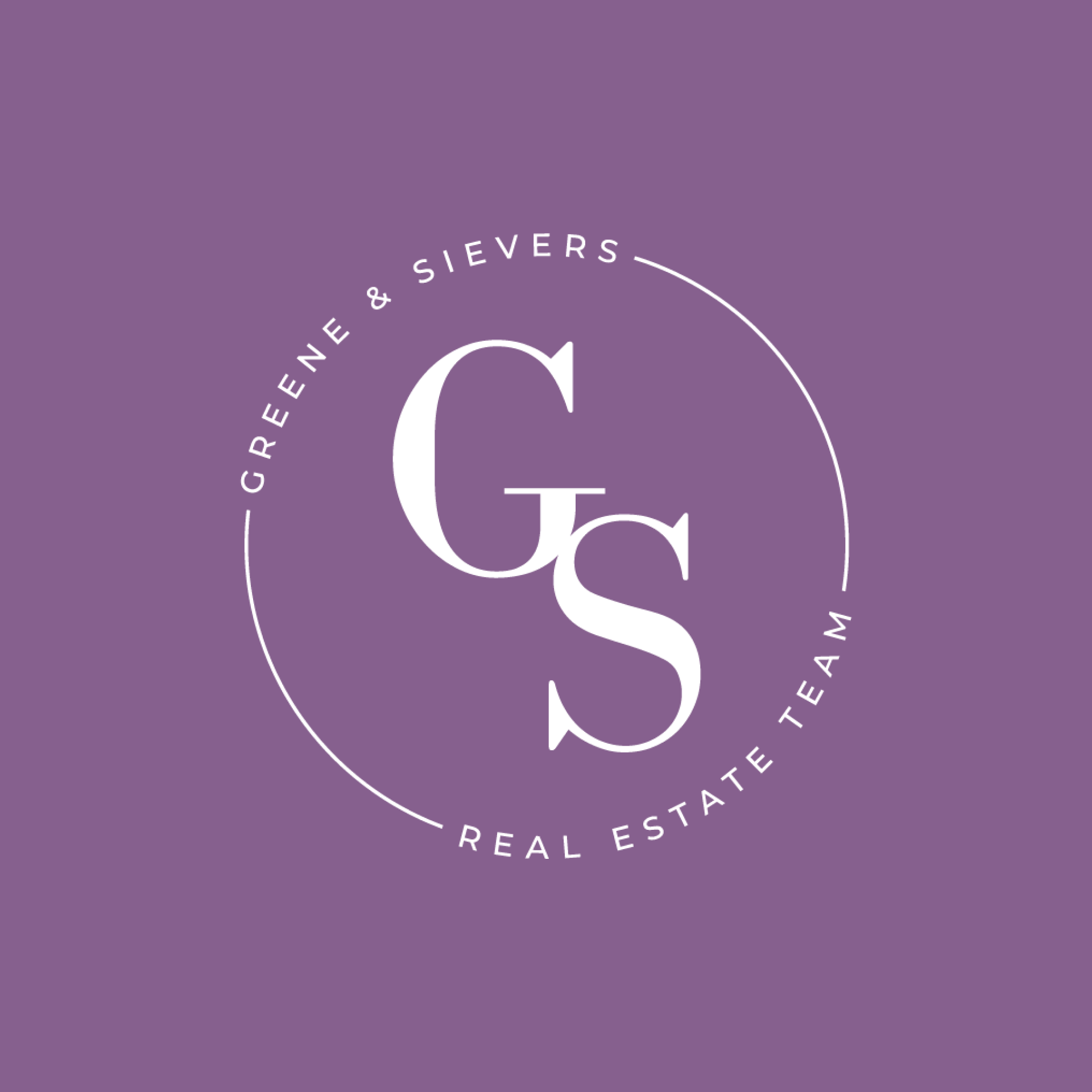 The logo for greene & sievers real estate team