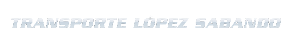 Logotipo de “TRANSPORTE LÓPEZ SABANDO” 
