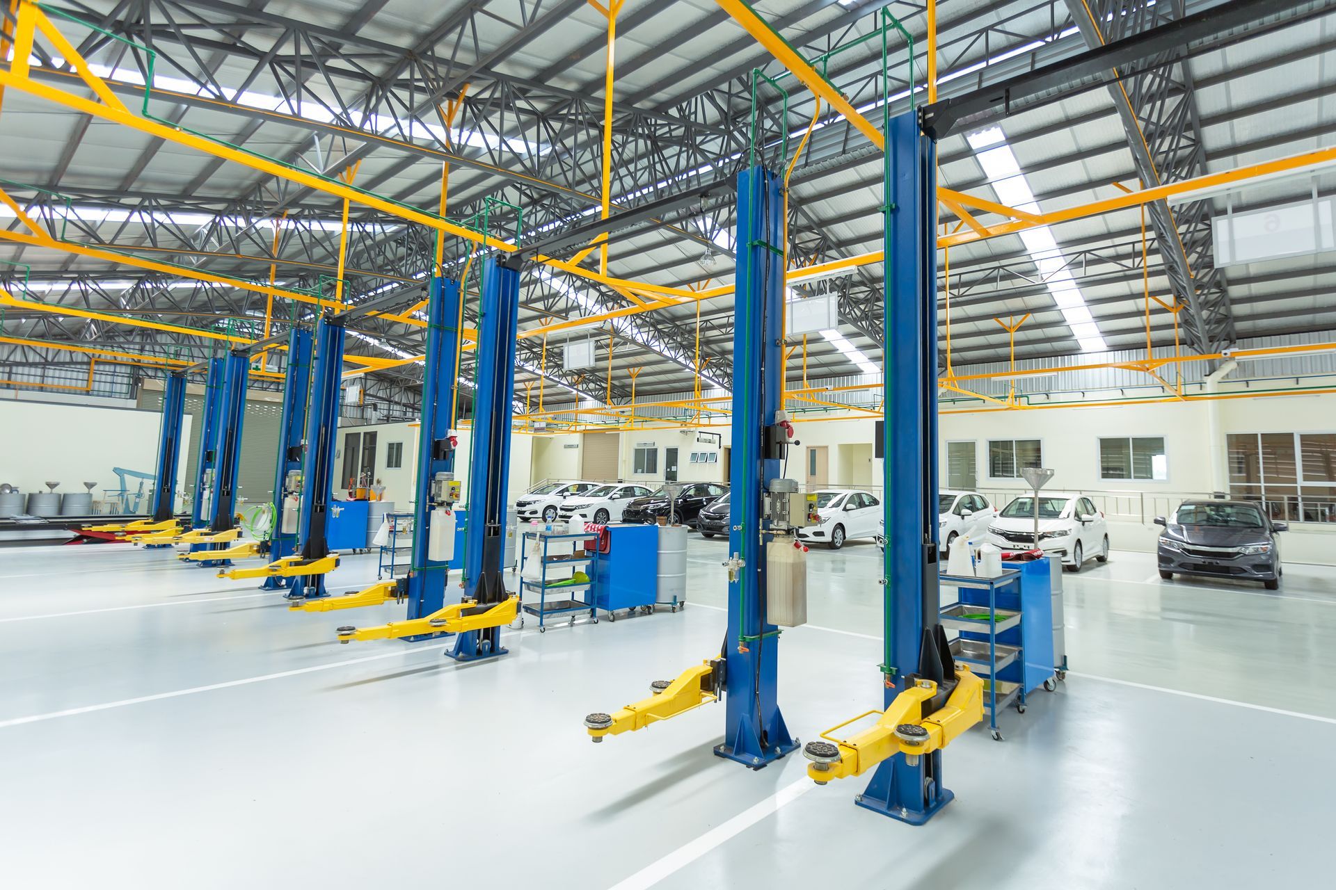 Zachary Daniel Concrete completed a large-scale epoxy project in an equipment plant in Greer, South Carolina.