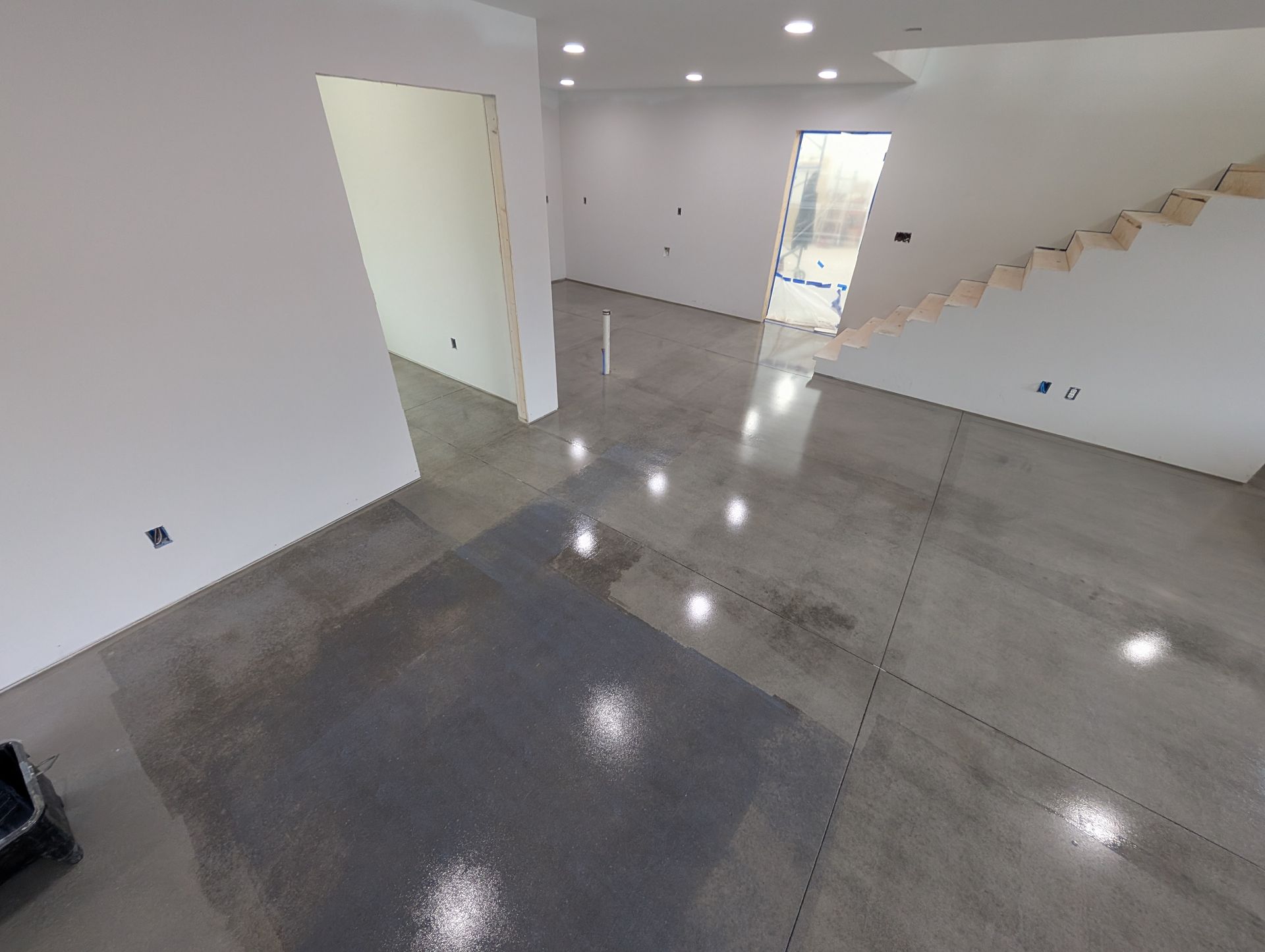 Pool House Concrete Grind and Seal in Simpsonville, SC