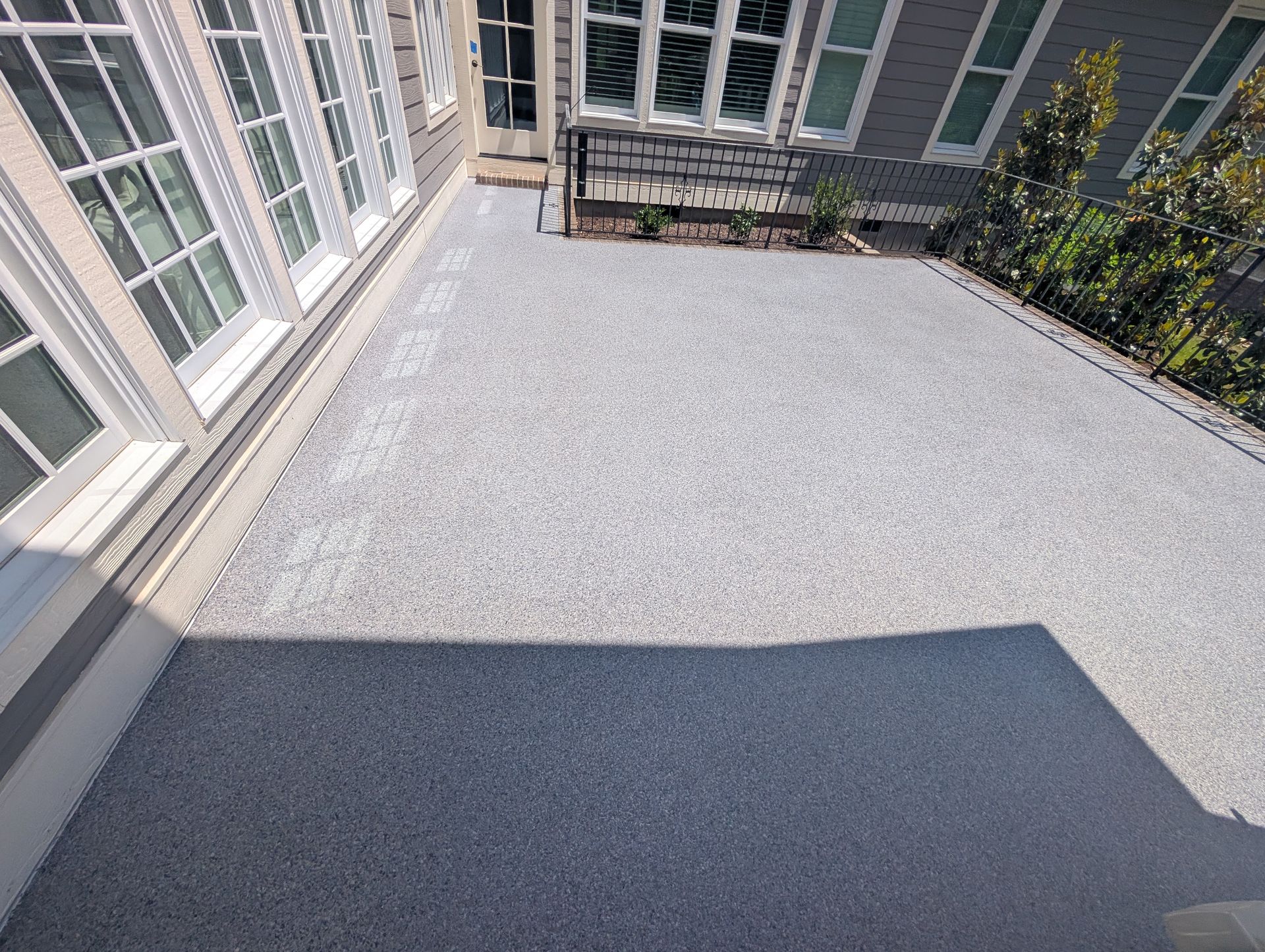 Marble Epoxy Flake Floor in Greenville, SC
