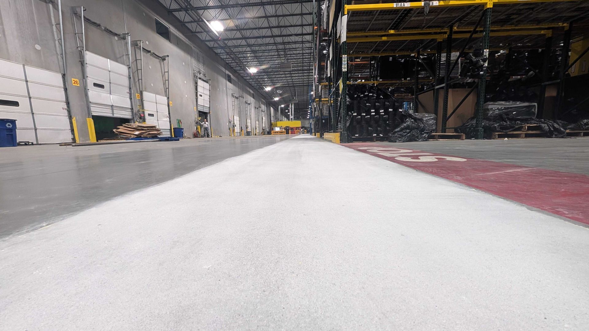 Zachary Daniel Concrete handled epoxy and coatings removal in a large shop floor in Mauldin, South Carolina.