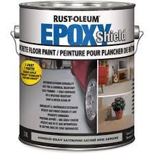 A can of rust oleum epoxy shield floor paint.