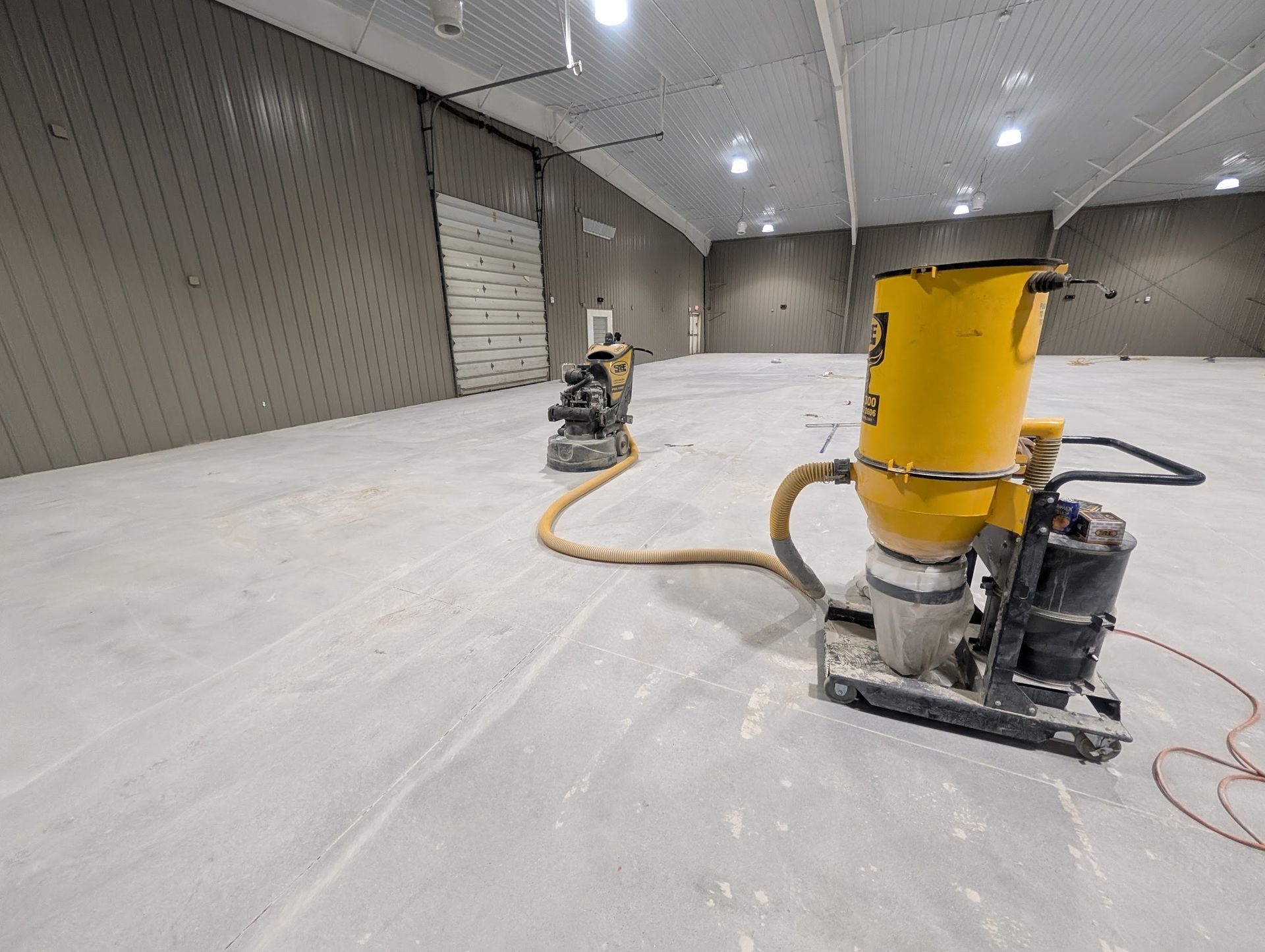 Zachary Daniel Concrete installed black metallic epoxy flooring for a garage in Concord, North Carolina.