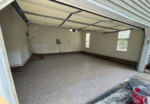 Outback Epoxy Flake Garage Floor in Easley, SC