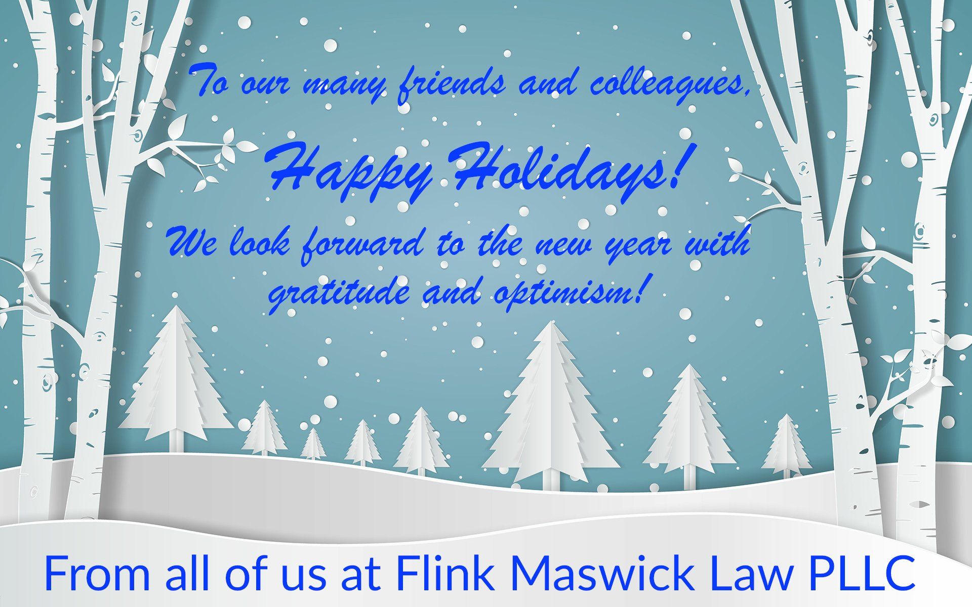Happy Holiday Greeting,