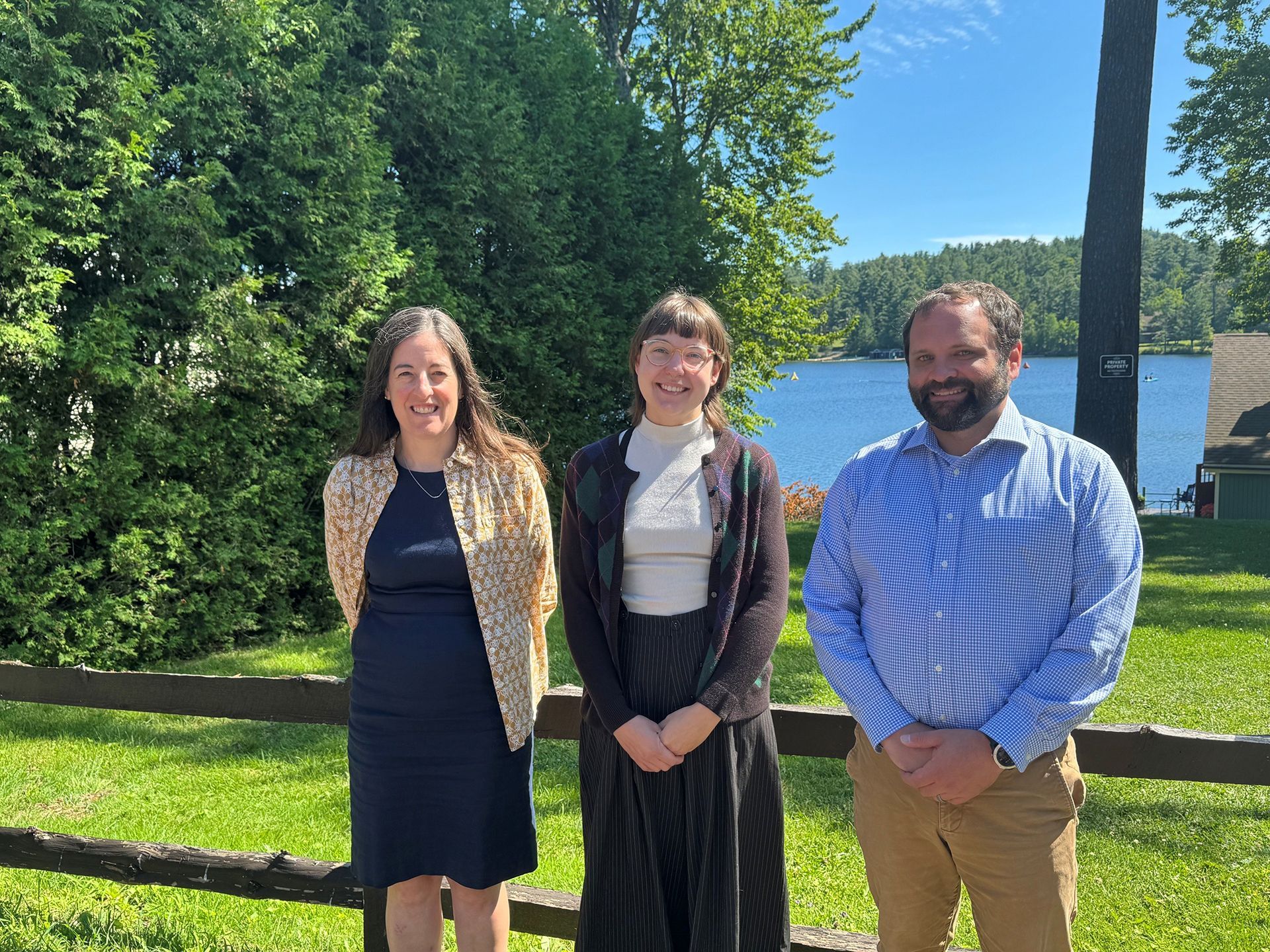 Molly Hann, Jill Reynolds (3rd Yar law student), and James Maswick