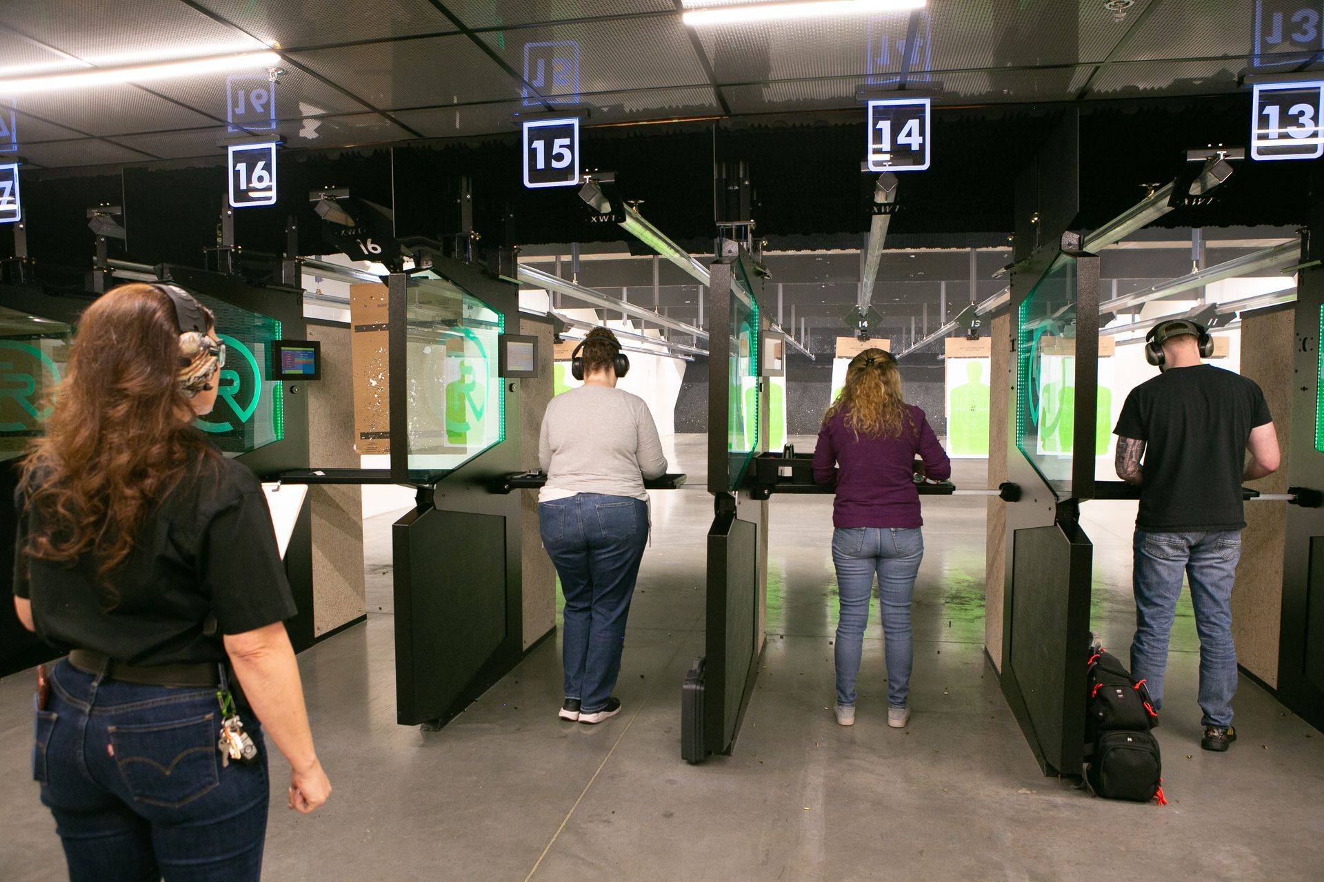 interactive shooting range