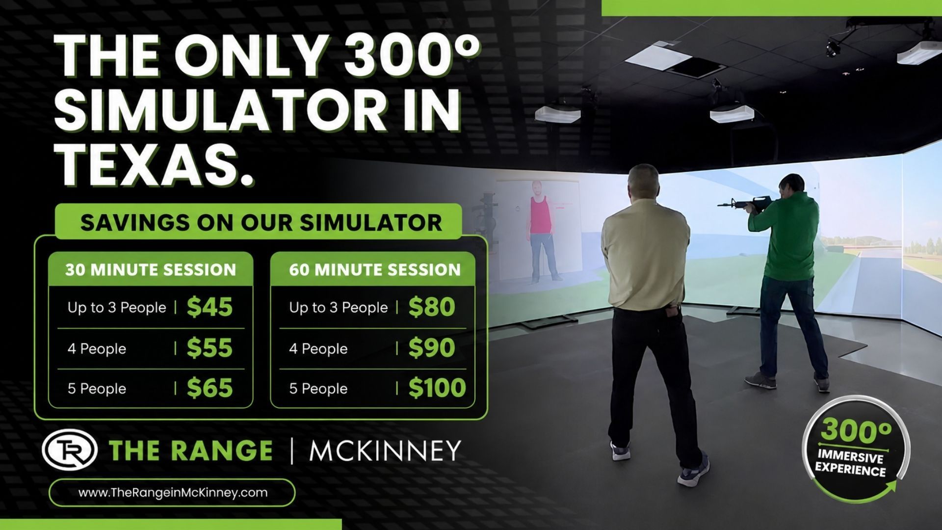 300 Degree Shooting Simulator in Texas
